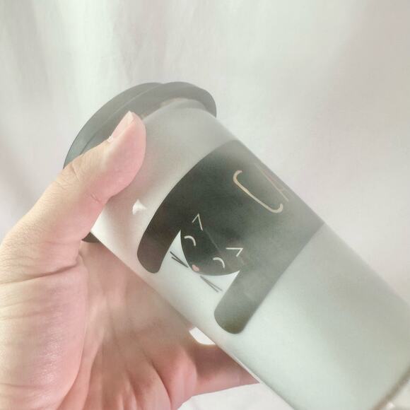 Rosanna 12 Fl Oz White CAT MOM Ceramic Travel Commuter Cup With Lid & Stopper - Picture 6 of 13